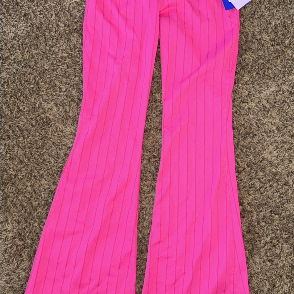 Pink Flared Pants